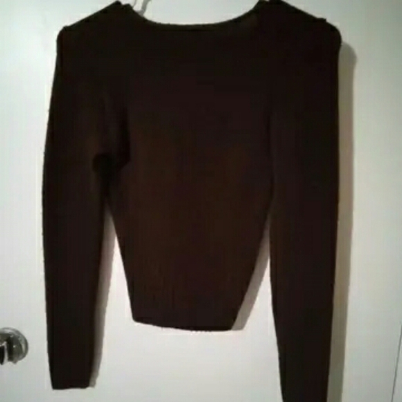 Gorgeous Vintage "Diabless" Chocolate Sweater T1 - small - Picture 4 of 4